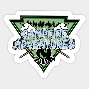 camping adventures Sticker